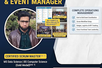 manage your events and coordinate your tech projects