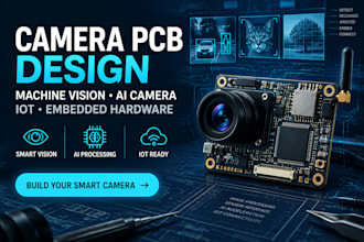 create camera pcb, machine vision, ai camera, iot and embedded hardware