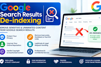 deindex defamatory google links, negative links, cases, news articles, mugshots