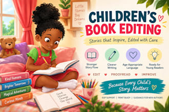 children book editor, edit children book, format kids picture books