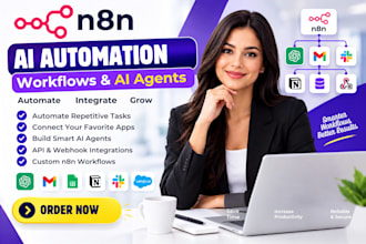 build n8n automation, n8n ai agent and ai workflow automation