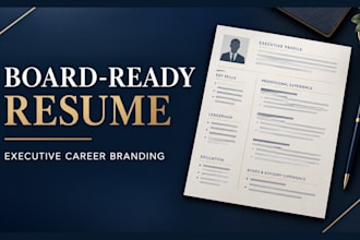 write a powerful board resume