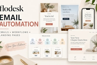 setup flodesk email marketing campaigns, automation workflow, email template