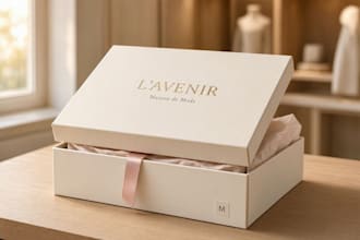 design creative box, pouch and label packaging design