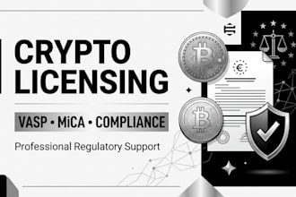 assist with crypto licensing, vasp registration and mica compliance