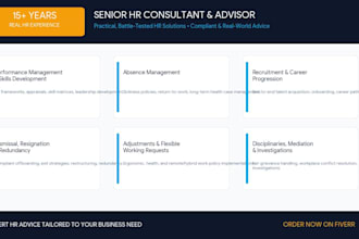 give HR advice for 30 minutes