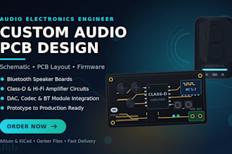 audio pcb engineer custom audio electronics bluetooth speaker amplifier circuit