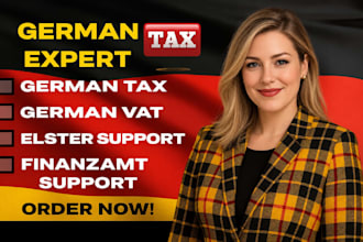 do german tax retun, vat,  income tax, corporate tax, bookkeeping for businesses