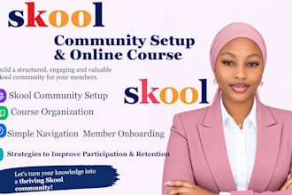 skool community skool online course skool cmmunity manager