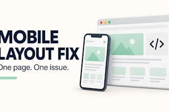 fix one mobile layout issue on your existing website