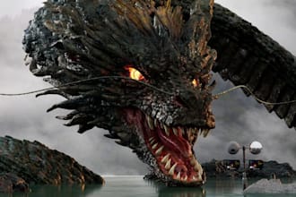 create 3d creature dragon monster alien beast dinosaur model ue5 unity animation