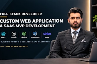 develop a custom web application or saas web app