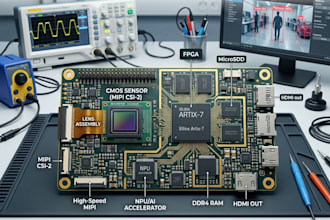 design ai camera pcb mipi csi cmos sensor fpga and embedded vision hardware