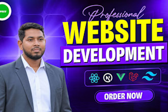 do custom website development and full stack web development