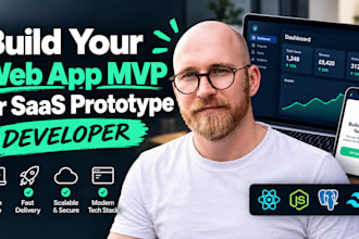 build your web app mvp or saas prototype, UK developer