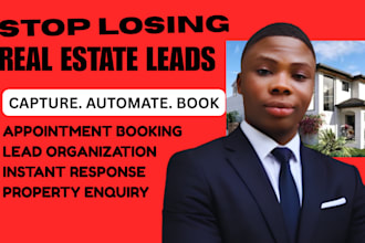 build gohighlevel forms and lead automation for real estate agents