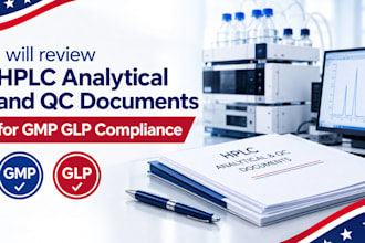 review hplc analytical and qc documents for gmp glp compliance