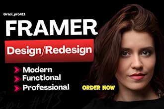 develop framer website design framer redesign framer fix framer redesign framer