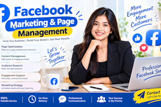 do facebook marketing and page management