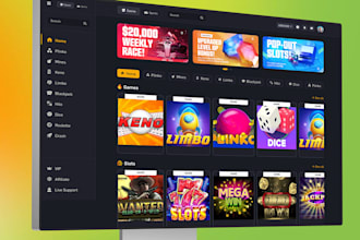develop ai igaming website, esports website, sports app and tournament platform