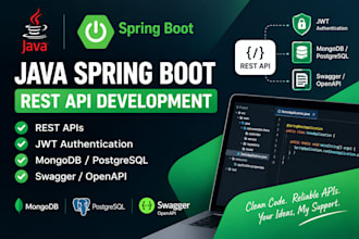 develop a rest API using java spring boot