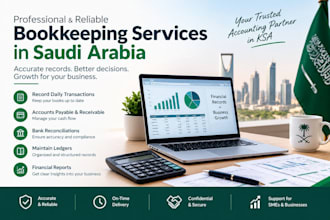 handle your saudi accounting and bookkeeping professionally
