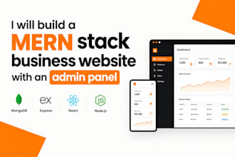 build a website with for your business an admin panel