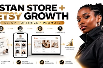 stan store setup stan store marketing etsy seo etsy promotion, payhip promotion