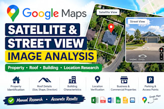 analyze google maps for property research