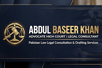 provide legal consultation and advice under pakistani law