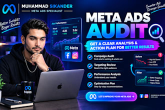 audit your facebook instagram meta ads and provide an optimization plan