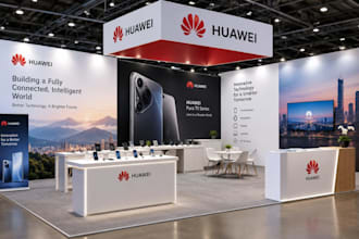 design trade show booth graphics, backdrops and banners
