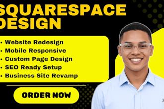 create squarespace website design redesign squarespace website, website designer