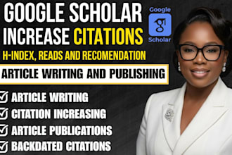 increase backdated citations to google scholar, write and publish article eb1a