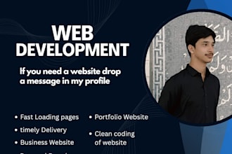 create professional and responsive website for your business