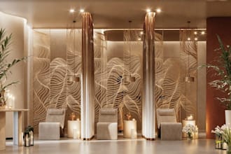 design 3d beauty hair salon interior spa nail barber skin care pedicure clinic