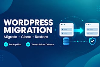 migrate clone or restore your wordpress website safely