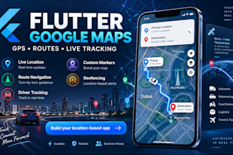 add google maps and live location tracking to your flutter app