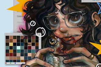 draw stylized portrait for oc, pfp, vtuber and fanart