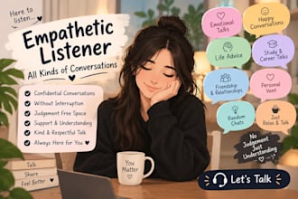 listen advice write and manage
