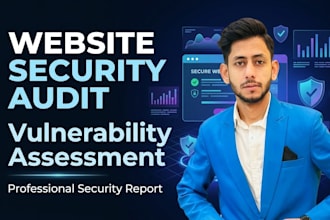 do website vulnerability assessment and security audit with detailed repo