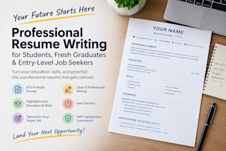write an ats friendly resume for students, fresh graduates and entry level