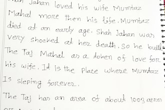 write clean and neat english and bangla handwriting for your notes and letters