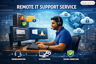 provide remote IT and application support for your business