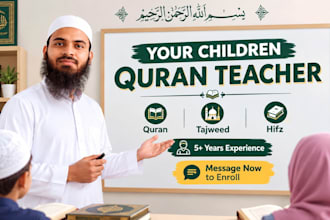 teach quran with tajweed and hifz online