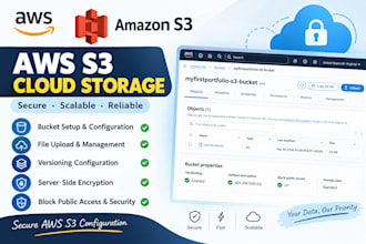 setup and configure AWS s3 cloud storage