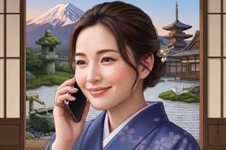 be your personal assistant in japan, always by your side
