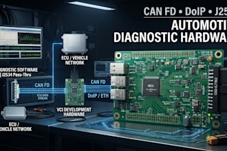 design can fd, doip, j2534 vci automotive diagnostic hardware