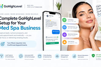 build gohighlevel crm automation for med spas and aesthetic clinics