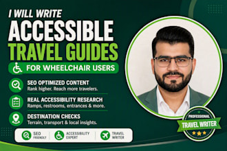 write wheelchair accessible travel guides